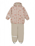 CeLaVi - Rainwear Set - Aop, W. Fleece - Vihmariiete komplektid - 110