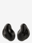 Pilgrim - Lian Earrings Silver-Plated/Black - Needid - ONE SIZE