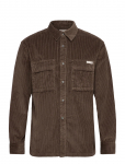 Calvin Klein Jeans - Ls Corduroy Pocket Relaxed Shirt - Velvets&auml;rgid - XS