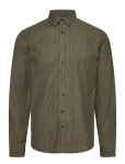 Lindbergh - Striped Superflex Oxford L/S - Oxfordi s&auml;rgid - S