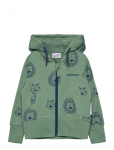 Geggamoja - College Hoodie Green Tiger - Kapuutsiga pusad - 74/80