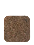 Liga - Smoked Cork Square Coaster Set Of 4, 10Cm - Joogialused - 10X10CM
