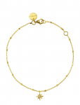 Syster P - North Star Bracelet Gold - K&auml;eketid - ONE SIZE