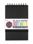 Ooly - Sketchbook - Diy - Black 13X19 Cm - Kalendrid ja m&auml;rkmikud - ONE SIZE