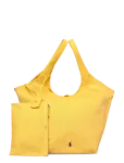 Polo Ralph Lauren - Polo Play Canvas-Leather Large Tote - Kandekotid - ONE SIZE