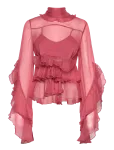Bardot - Anyssa Ruffle Blouse - Pikkade varrukatega - 38