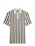 Tommy Hilfiger - Open Knit Relaxed Fit Polo - L&uuml;hikeste varrukatega kootud polos&auml;rgid - XXL