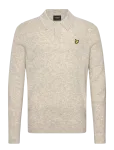 Lyle & Scott - Lambswool Blend Rugby Jumper - Pikkade varrukatega kootud polos&auml;rgid - M