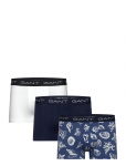 GANT - Shell Print Trunk 3-Pack - Bokserid - XXXL