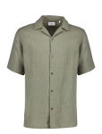 Lindbergh - Cotton Muslin Resort Shirt S/S - Vabaaja s&auml;rgid - XL