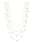 Bud To Rose - Bead Layer Necklace Silver - Kett-kaelakeed - ONE SIZE