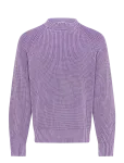 Weekday - Relaxed Knitted Cotton Sweater - K&otilde;rge kaelusega - S