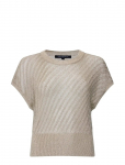 French Connection - Jada Metallic Knit Top - L&uuml;hikeste varrukatega - S