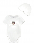 Gant Kids - Ss Romper And Hat Set - Komplektid bodiga - 98