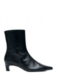 ALOHAS - Ambar Rift Black Leather Ankle Boots - Kontsaga poolsaapad - 36