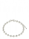 Pilgrim - Air Bracelet Silver-Plated - P&auml;rlitega k&auml;ev&otilde;rud - ONE SIZE