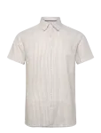 Sebago - Ss Striped Linen Blend Shirt - L&uuml;hikeste varrukatega s&auml;rgid - M