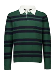 Lindbergh - Knitted Striped L/S Rugby Shirt - Pikkade varrukatega - M