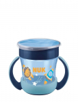 NUK - Evolution Mini Magic Cup Gitd, Blue - Nokaga tasssid - 160 ML
