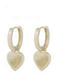 SN&Ouml; Of Sweden - Rule Heart Pendant Ear Plain G-Onesize - R&otilde;ngad - ONE SIZE