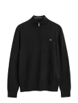 Gant - Cotton Half-Zip Sweater - Poolpika lukuga džemprid - XXL