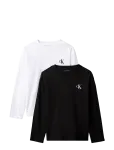 Calvin Klein - 2-Pack Monogram T-Shirt Ls - Pikkade varrukatega T-s&auml;rgid - 170