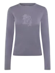 Maison Kitsune - Woodland Fox Long Sleeves Slim Tee-Shirt - Pikkade varrukatega - M