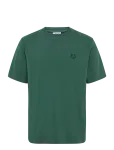 Maison Kitsune - Bold Fox Head Patch Comfort Tee Shirt - L&uuml;hikeste varrukatega - M