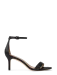 Lauren Ralph Lauren - Allie Mid-Heel Embellished Satin Sandal - Kontsaga sandaalid - 38