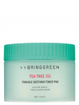 BRINGGREEN - Bringgreen Tea Tree Cica Trouble Soothing Toner Pad 90Ea - Toonikpadjad - 90 EA