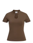 JJXX - Jxgigi Collar Bow Ss Top Jrs - L&uuml;hikeste varrukatega - XL
