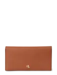 Lauren Ralph Lauren - Crosshatch Leather-Slim Wallet-Wlt- - Rahakotid - ONE SIZE