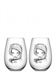 Kosta Boda - All About You / Need You (Vit) Tumbler 2-Pack 57Cl - Joogiklaasid - 57 CL