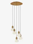 Marksl&ouml;jd Lighting - Bronx Pendant 5L Round - Rippvalgustid - ONE SIZE