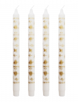 Kunstindustrien - Classic Candles - Gift Box W. 4 Pcs - Sammask&uuml;&uuml;nlad - 2.3X 30CM