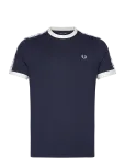 Fred Perry - Taped Ringer T-Shirt - L&uuml;hikeste varrukatega - XXL