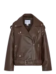 NOISY MAY - Nmpaulina Oversize Biker Jacket Noos - Nahk - XL