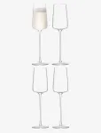 LSA International - Metropolitan Champagne Flute 230Ml Clear X 4 - &Scaron;ampanjaklaasid - 23 CL