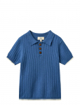 Copenhagen Colors - Rib Knitted Polo - L&uuml;hikeste varrukatega polos&auml;rgid - 104