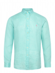 Polo Ralph Lauren - Slim Fit Linen Shirt - Linased s&auml;rgid - XS