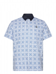 Original Penguin Golf - Pete's Cocktail Windowpane Polo - Spordi l&uuml;hikeste varrukatega polos&auml;rgid - XXL
