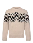 J. Lindeberg - Faris Fair Isle Knit Sweater - &Uuml;mara kaelusega - S