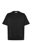Weekday - Relaxed Boxy Cotton T-Shirt - L&uuml;hikeste varrukatega - L