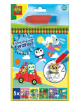 SES Creative - Colouring With Water - Travel Colouring Book - V&auml;rvimis- ja meisterdamisraamatud - ONE SIZE