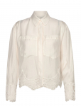 Copenhagen Muse - Cmmolly-Shirt Is A Cropped Shirt In The Iconic, Premium Material, Which Contains - Pikkade varrukatega - S