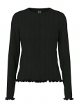 Pieces - Pcmarie Ls O-Neck Poin Top Jrs Noos Bc - Pikkade varrukatega - XXL