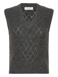 Rosemunde - Rwaida Alpaca Sl V-Neck Vest - Kootud vestid - S