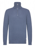 Lindbergh - Lambswool Half Zip Knit Oversize Collar - Poolpika lukuga džemprid - XXL