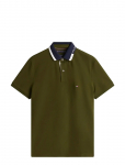 Tommy Hilfiger - Pique Grafic Collar Reg Polo - L&uuml;hikeste varrukatega - XXL