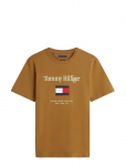 Tommy Hilfiger - Hilfiger Embro Flag T-Shirt - L&uuml;hikeste varrukatega - S